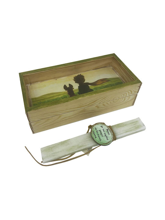 Easter Candle The Little Prince Round Handmade with Box-Frame