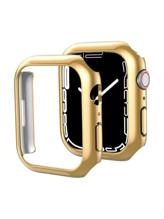 AHAstyle Plastikhülle in Gold Farbe für Apple Watch 7 41mm