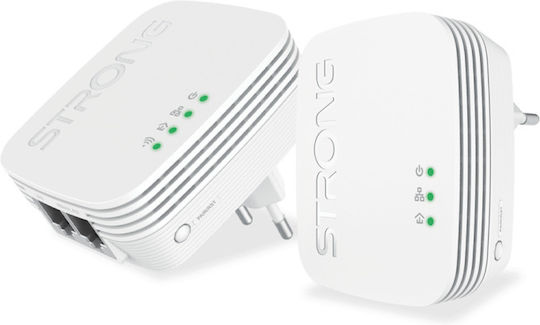 Strong Powerline 600 Duo Wi-Fi Mini Wired and 2 Ethernet Ports
