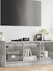 TV-Ständer Grau M102xT37xH42cm