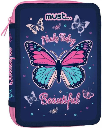 Must Team Pencil Case Full with 2 Compartments Multicolored