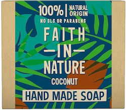 Faith in Nature Χειροποίητο Σαπούνι Βιολογική Καρύδα 100gr