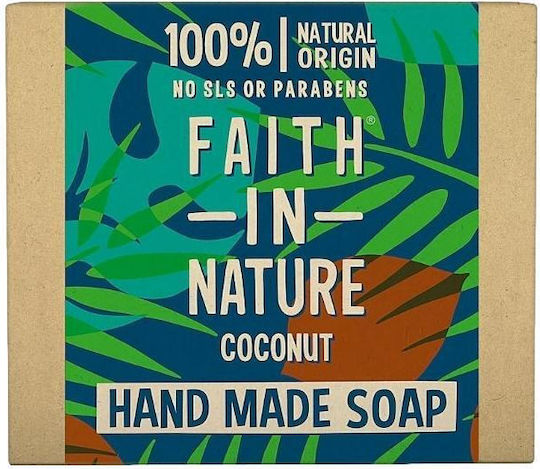 Faith in Nature Săpun Handmade Nucă de Cocos Organică 100gr