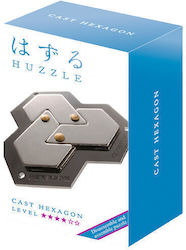 Hanayama Huzzle Cast Hexagon Puzzle din Metal 1buc