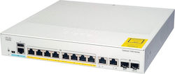 Cisco Catalyst C1200-8P-E-2G Verwaltet L2 PoE+ Switch mit 8 Ports Gigabit (1Gbps) Ethernet und 2 SFP Ports