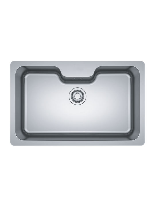 Franke Bell Bcx 110-75 Tl 1220617532 Undermount Sink Inox W81xD51cm Silver