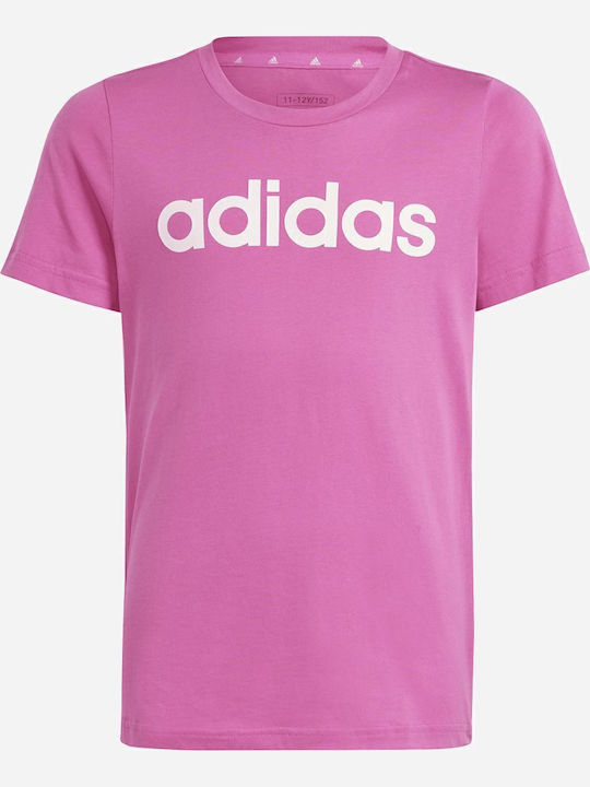 Kinder-T-Shirt Rosa Essentials Linear
