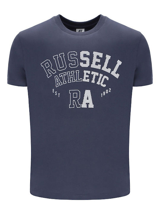 Russell Athletic Bărbați T-shirt Sportiv cu Mânecă Scurtă Charcoal