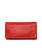 The Chesterfield Brand Large Leather Women's Wallet with RFID Red