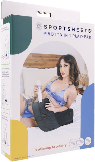 Sportsheets Pivot 3 In 1 Play Pad BDSM Аксесоар в Черен Цвят