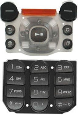 Σετ Πλήκτρων Μαύρο για SONY ERICSSON W850.