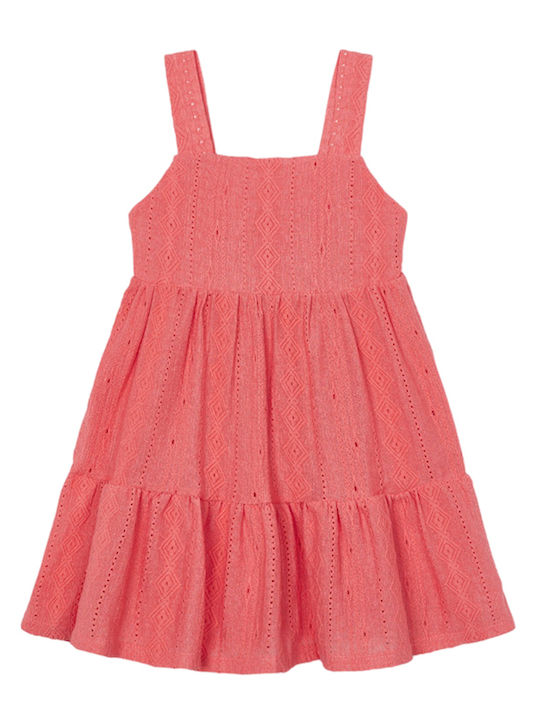 Mayoral Kids Dress Sleeveless coral