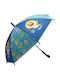 PinkFong Kinder Regenschirm Gebogener Handgriff Blau