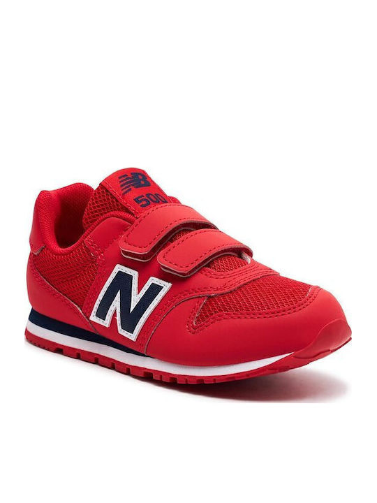 New Balance 500 Παιδικά Sneakers με Σκρατς Κόκκινα