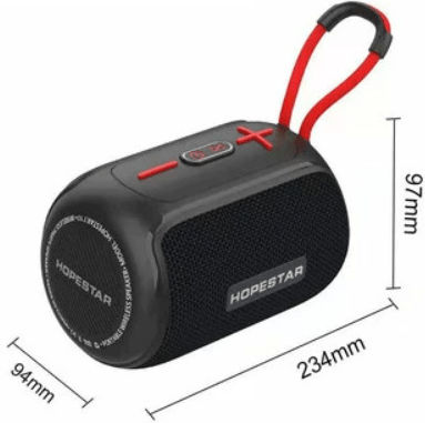 Hopestar T10 Ηχείο Bluetooth 5W με Ραδιόφωνο και Διάρκεια Μπαταρίας έως 2 ώρες Μαύρο