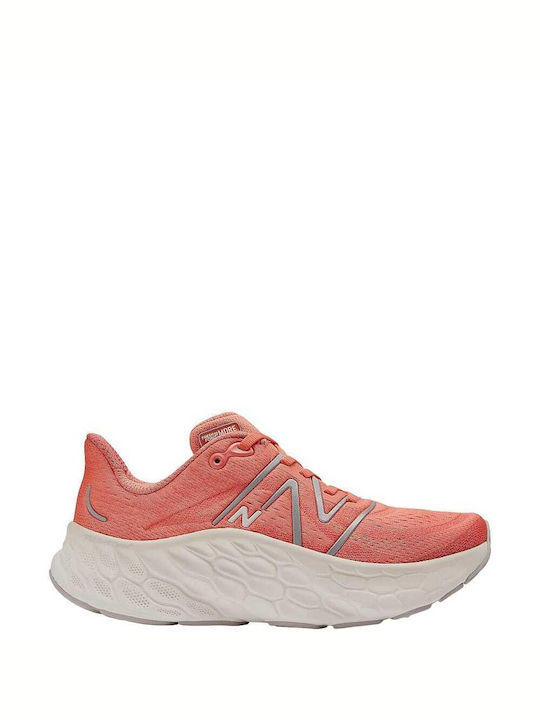 New Balance Fresh Foam X More V4 Γυναικεία Αθλητικά Παπούτσια Running Κοραλί