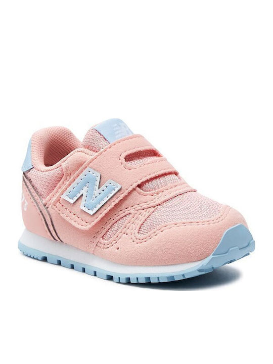New Balance Παιδικά Sneakers με Σκρατς Ροζ