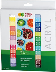 Happy Color 12ml 24 de bucăți Acuarele
