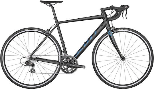Scott Speedster 50 28" 2024 Черен Колело Улично осветление с 14 Скорости