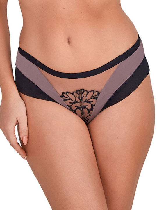 Gaia Damen Slip Braun