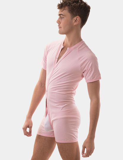 Barcode Berlin Sexy Ανδρικό Body Ροζ