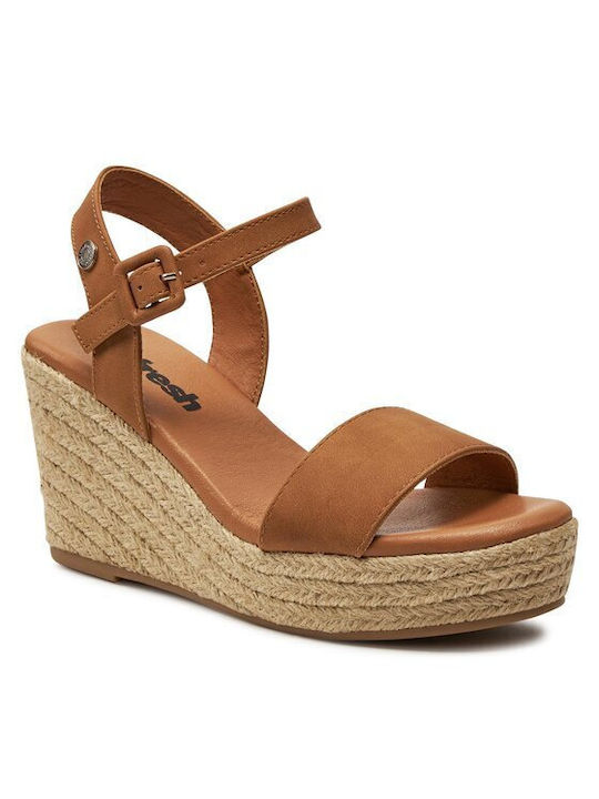 Refresh Women's Platform Espadrilles Brown