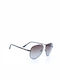 Monte Como Sunglasses with Black Metal Frame and Gray Gradient Lens S98160 C10