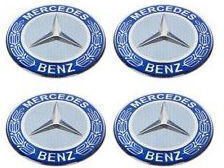 Autoemblem Aufkleber 5.5 x 5.5cm für Autoreifen 4Stück