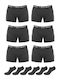 Men's Boxers Anthracite 6Pack