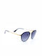 Monte Como Sunglasses with Black Frame and Blue Gradient Lens 17066 C1