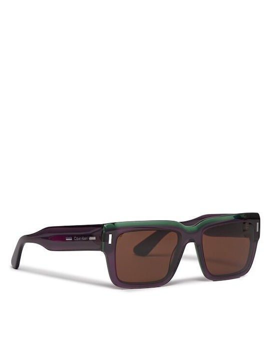 Calvin Klein Unisex Ochelari de soare cu Maro Cadru și Maro Lentilă CK23538S 515