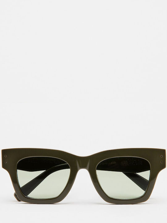 Kaleos Women's Sunglasses with Green Plastic Fr...