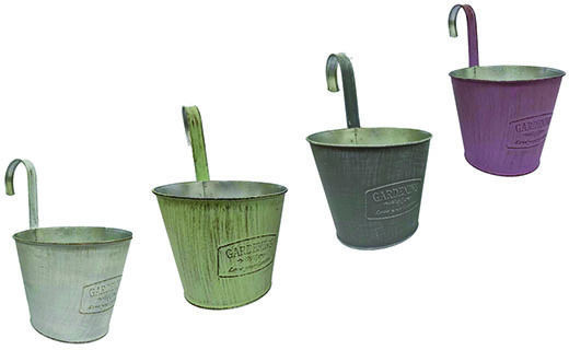 AGC Hängend Übertopf Metall Bronze 16x16εκ.
