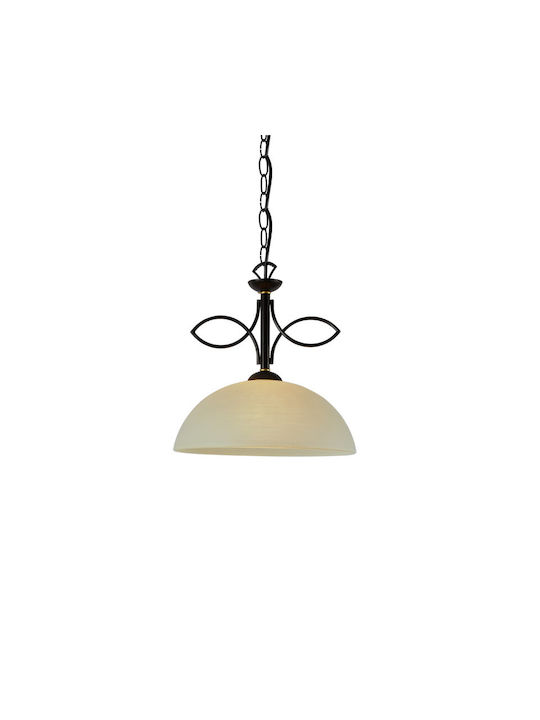 Electra Pendant Light Single-Light for Socket E27 Brown