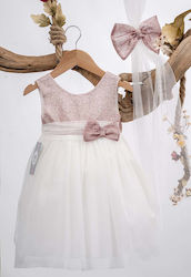 Mak White Tulle Baptism Dress