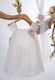 Mak Ecru Rochie de Botez din Tulle