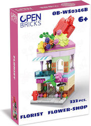 Open Brick Source Flower Shop για 6+ Ετών 232τμχ