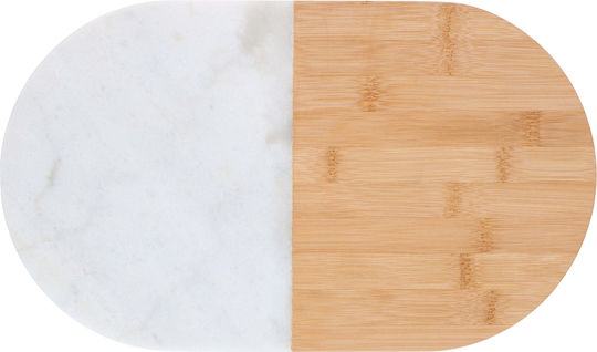 Alpina Appliances Πλατώ Σερβιρίσματος από Μάρμαρο 37x22x1.4εκ.