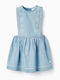 Zippy Mädchen Kleid Denim Hellblau