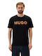Hugo Boss T-shirt Bărbătesc cu Mânecă Scurtă Black