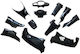 Roc Motorcycle Plastic Set for Modenas Kriss II Blue 12pcs
