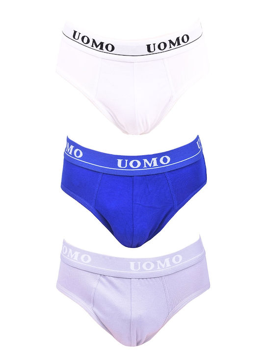 Uomo Σετ Παιδικά Βρακάκια Multicolour 3τμχ