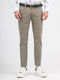 Fourten Industry Men's Trousers Chino in Slim Fit Beige