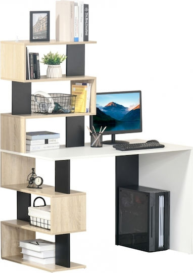 Schreibtisch mit Bücherregal 120x60x148cm Colorful Schreibtisch mit Bücherregal 120x60x148cm Colorful