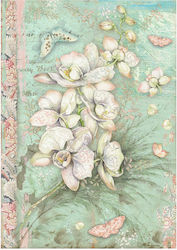 Stamperia Tissue paper Decoupage White