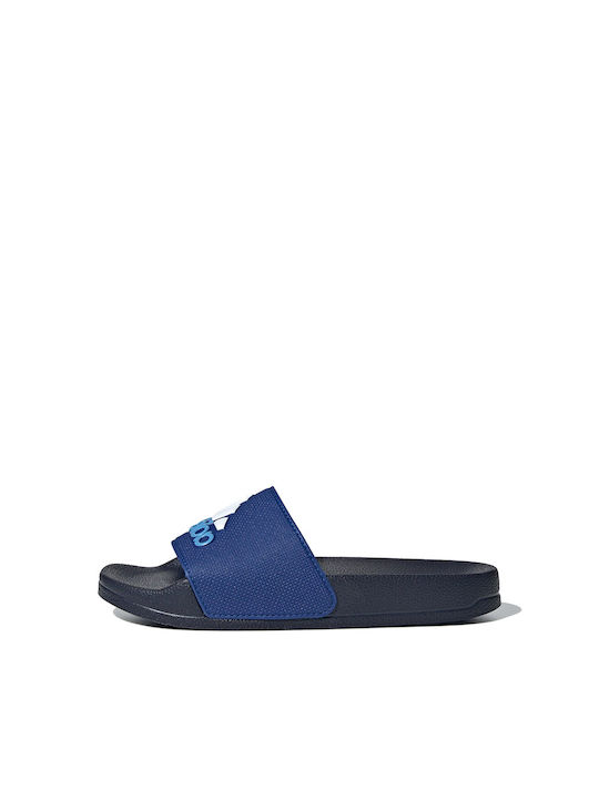 Adidas Kids' Slides Blue Adilette Shower