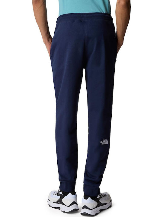 Sweatpants with Elastic Dark Blue
