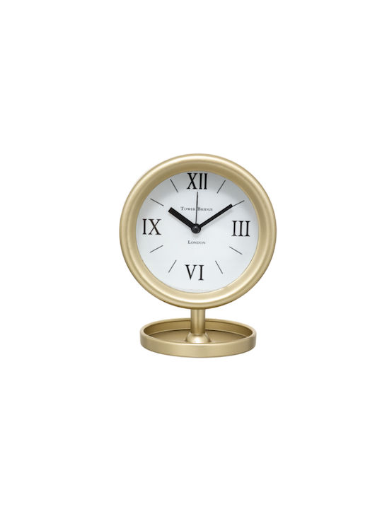 Atmosphera Tabletop Clock with Alarm Gold