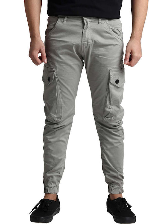 Cosi Jeans Men's Trousers Cargo in Slim Fit Gray