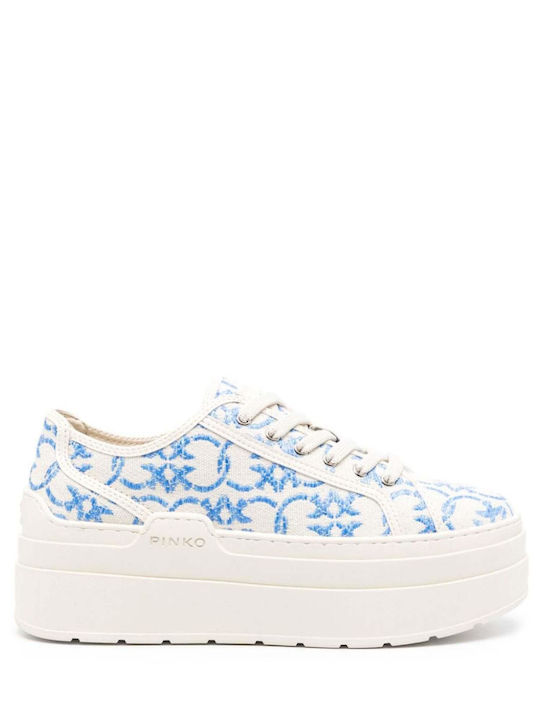 Pinko Damen Sneakers Hellblau